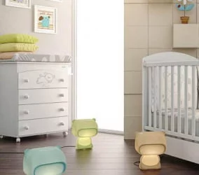 Комод Микуна Свеет Беар пеленальный Б-970 вхите матрасик старс грей / Micuna Sweet Bear B-970 white stars grey