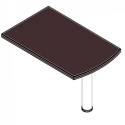 Приставка на опоре В302.1 Бургунди