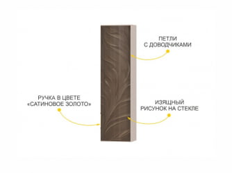 Шкаф-пенал кухонный (лев/прав) Флоренция 107.31