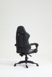 Кресло спортивное ТопЧаирс Шадов черно-белый / TopChairs Shadow