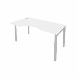 Стол письменный МЕТАЛ СЙСТЕМ Б.СА-1 Л Белый/Серый / METAL SYSTEM