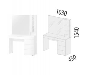 Туалетный столик Николь 901.06