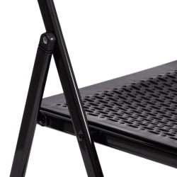 Стул ФОЛДЕР (мод. 3016) каркас: металл, сиденье/спинка: пластик, 48,5 х 48 х 82,5 см, блаcк (черный) / FOLDER (mod. black