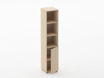 Шкаф высокий полуоткрытый Твин 16.16.14Пр Туя / Twin