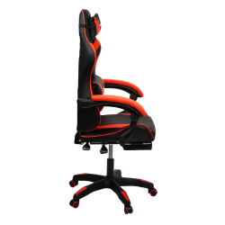 Кресло 088 цвет черный/красный с массажем 088-блаcк-ред-масс / 088-black-red-mass