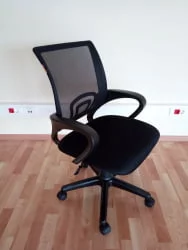 Кресло оператора CХАИРМАН 696 Черный пластик (блаcк) черный / CHAIRMAN (black)