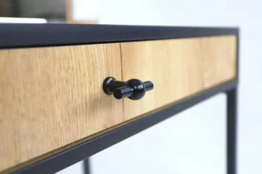 Трюмо Берген 2 Дуб Крафт Золотой Черный