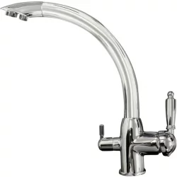 Смеситель Кухонный Зигмунд анд Штаин 1500 Нерж.Полир / Zigmund and Shtain