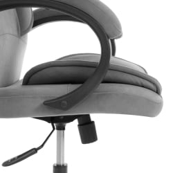 Кресло руководителя ОРЕОН металБЛ велюр, серый, 29 / OREON metalBL