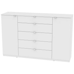 Комод Калисто(К34)1147х1802х468ручкаторцеваяТР-2(Белый) / Калисто(K34)1147х1802х468ручкаторцеваяTR-2(Белый)