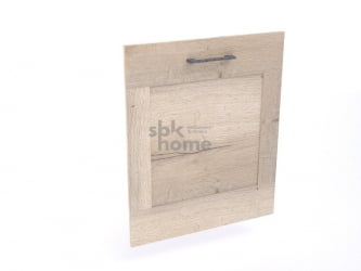 Фальш панель ФП-60, Дублин (596*16*716) Дуб галифакс белый, 21520