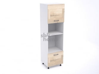 Пенал П-1, Дублин (600*570*2166) Дуб галифакс белый, 21669