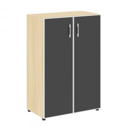 Шкаф Ялта LT.ST-2.4 Р блаcк Акация Лорка/Стекло Блаcк 800*450*1195 / R black Black