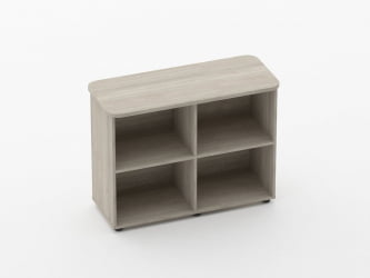 Тумба приставная к столу Глассй 3.18.101 Дуб сантана светлый / Glassy