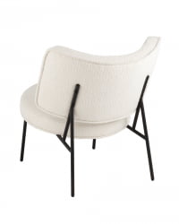 Кресло Дистриcт Лоунге букле Белый / District Lounge