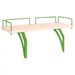 Полка задняя к столу Полка_з 1/750 (Полка_з 7/750) Клен Зеленый / Polka_z (Polka_z