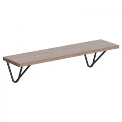 Полка навесная CОФФЕЕ СХ-1-ВИРЕ Ясень Шимо / COFFEE SH-1-WIRE