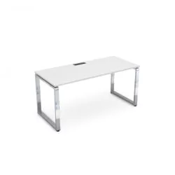 Стол рабочий, прямолинейный ГЛОСС ЛИНЕ НСР-О.008.1 Белый Премиум / GLOSS LINE