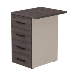 Тумба приставная с топом Еверпроф ЕВО 254Т1203 Дуб Пасадена Кашемир / Everprof EVO