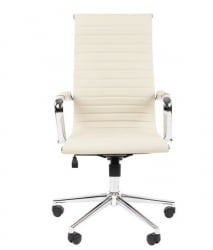 Кресло для руководителя CХАИРМАН 755 экокожа Бежевый / CHAIRMAN