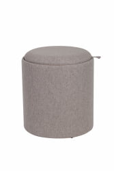 Пуф-столик с ящиком Хюгге С рогожка Бежевый / S