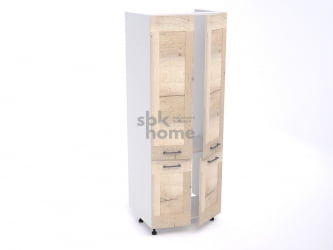 Пенал П-2, Дублин (800*570*2166) Дуб галифакс белый, 21670