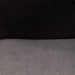 Кресло ФЛЙ флок , серый/черный, 29/35 / FLY