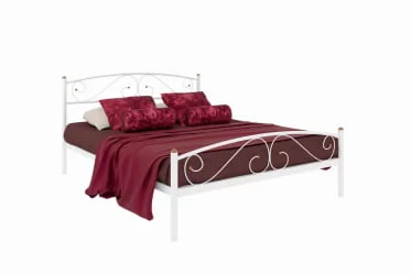 Кровать 140 на 190 Вероника Плус 1400х1900 Синяя / Plus