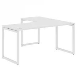 Стол угловой левый КСТЕН-К КСКCТ 1615 Л Белый / XTEN-Q XQCT L