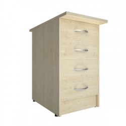 Тумба приставная (с замком) Рива А.ТП-4.2Ф-С Клен / Riva А.ТП-4.2F-S