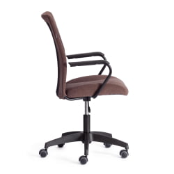 Кресло СТАФФ СТАФФ флок/ткань, коричневый/черный, 6/В-11 / STAFF STAFF 6/W-11