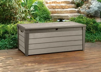 Сундук классический БРУСХВООД СТОРАГЕ БОКС 455 Л Антрацит-cерый / BRUSHWOOD STORAGE BOX L Антрацит-cерый