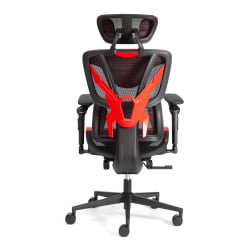 Кресло КингКобра иск. кожа / сетка, черный / красный / KingCobra