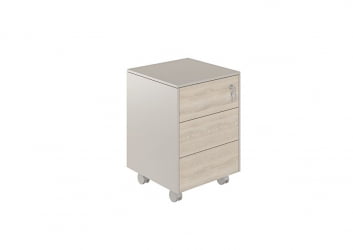 Тумба мобильная Атлас НЗ-0224.ГС.ЙН Серый камень Ясень Наварра / Atlas NZ-0224.GS.YN