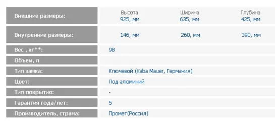Депозитная ячейка ДБ-12 ДГЛ / DB-12 DGL