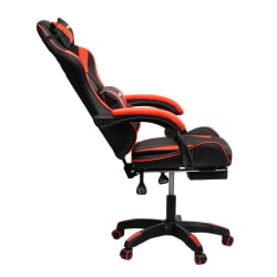 Кресло 088 цвет черный/красный с массажем 088-блаcк-ред-масс / 088-black-red-mass