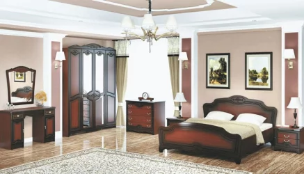 Кровать Лотос 140х200 Орех