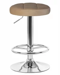 Табурет барный ДОБРИН БРУНО Бежевый велюр МДЖ9-10 / DOBRIN BRUNO MJ9-10
