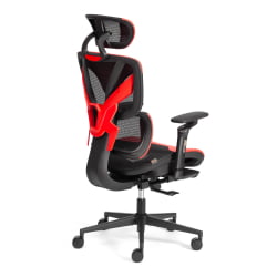Кресло КингКобра иск. кожа / сетка, черный / красный / KingCobra