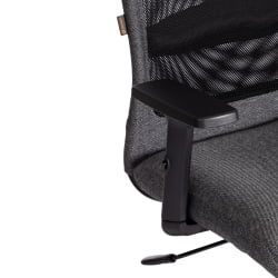 Кресло ПРОФИТ ПЛТ ткань, серый/черный, 207/В-11 / PROFIT PLT 207/W-11