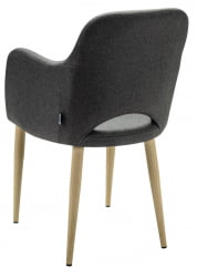 Кресло Ледгер К темно-серый/нат.дуб / Ledger