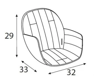 Текстиль в стул Микуна ОВО ЛУКСЕ ТКС-1646 ДЖеанс / Micuna OVO LUXE TX-1646 Jeans