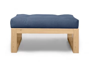 Пуфик Демоку СТ небесно-голубой_натуральный / Demoku