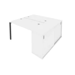 Рабочая станция с опорным шкафом-купе Метал Сйстем Б.РС-СШК-1.2 Белый/Антрацит / Metal System