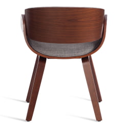 Стул ЛАНДО (мод.8036) дерево / ткань, 59х53х75 см, орех/серый, Аимкаса 28 / LANDO (mod.8036) Aimcasa