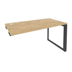 Стол-приставка на О-образном м/к к опорным элементам ОНИКС О.МО-СПР-3.7 Тиквуд Светлый/Антрацит / ONIX O.MO-SPR-3.7