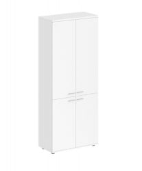 Шкаф высокий четырехдверный Сигма СГ.811.ВХ.ВХ.ВХ Белый / Sigma SG.811.WH.WH.WH