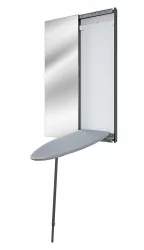 Шкаф со встроенной гладильной доской Ирон Слим (левый, купе) Венге / Iron Slim