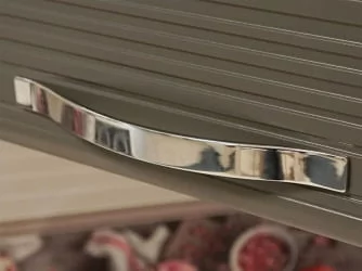 Шкаф кухонный (лев/прав) Графит 74.22 Сосна Астрид /Ваниль/Графит