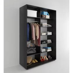 Шкаф-купе 2-х дверный Акцент-Вера ДР 1000х600 Венге